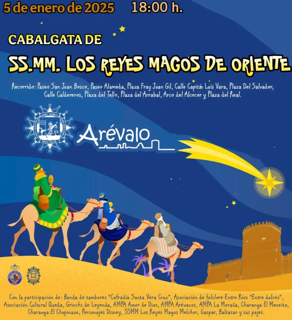 Cabalgata de SSMM Los Reyes Magos de Oriente